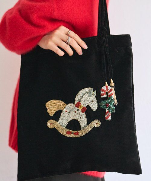 BEARDSLEY / ビアズリー トートバッグ | 《CITRUS》木馬刺繍トートバッグ | 詳細2