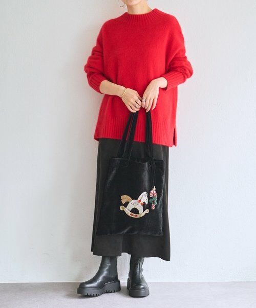 BEARDSLEY / ビアズリー トートバッグ | 《CITRUS》木馬刺繍トートバッグ | 詳細4