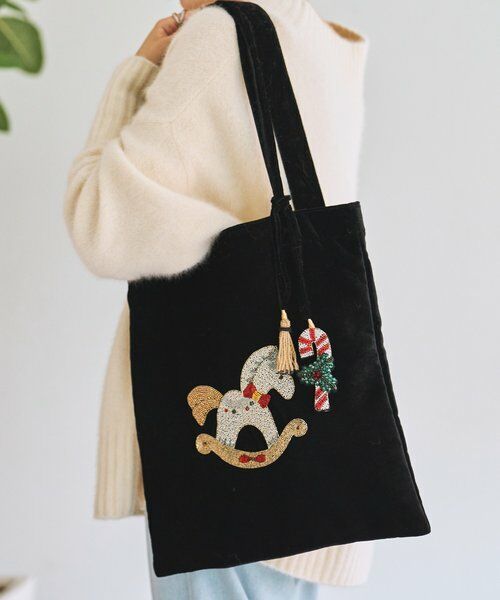 BEARDSLEY / ビアズリー トートバッグ | 《CITRUS》木馬刺繍トートバッグ | 詳細5