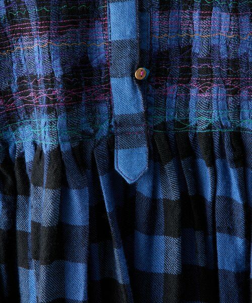 BEARDSLEY / ビアズリー ロング・マキシ丈ワンピース | 《INJIRI》カシミヤチェック柄ワンピース | 詳細19