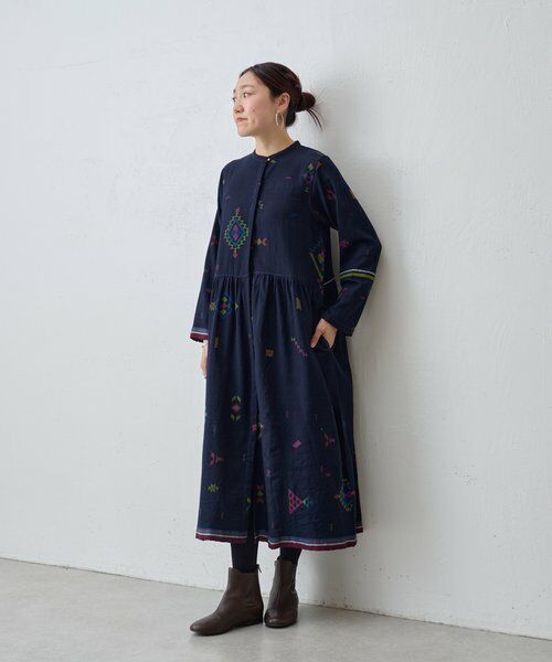 BEARDSLEY / ビアズリー ロング・マキシ丈ワンピース | 《INJIRI》ウールワンピース | 詳細1