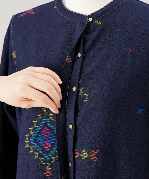 BEARDSLEY / ビアズリー ロング・マキシ丈ワンピース | 《INJIRI》ウールワンピース | 詳細13