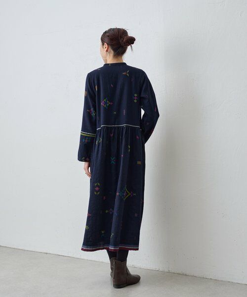 BEARDSLEY / ビアズリー ロング・マキシ丈ワンピース | 《INJIRI》ウールワンピース | 詳細4