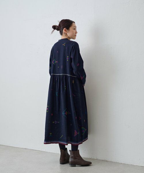 BEARDSLEY / ビアズリー ロング・マキシ丈ワンピース | 《INJIRI》ウールワンピース | 詳細6