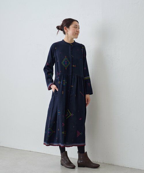 BEARDSLEY / ビアズリー ロング・マキシ丈ワンピース | 《INJIRI》ウールワンピース | 詳細7