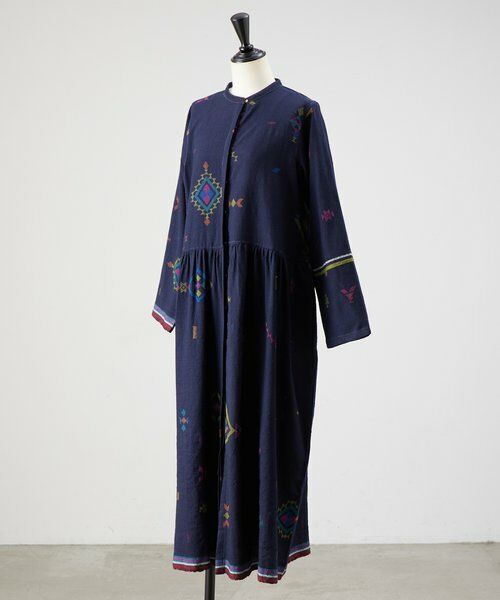 BEARDSLEY / ビアズリー ロング・マキシ丈ワンピース | 《INJIRI》ウールワンピース | 詳細9