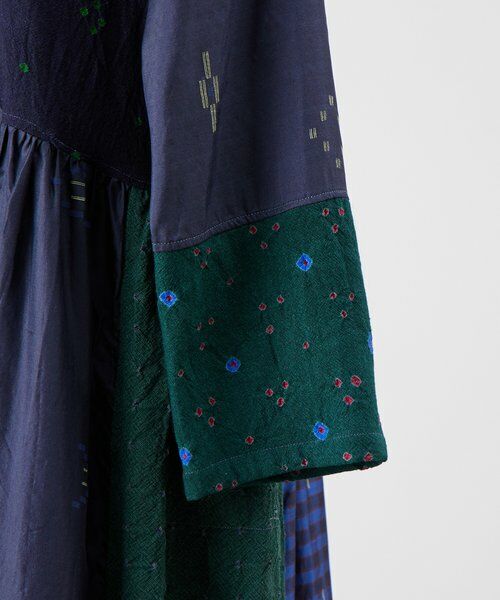 BEARDSLEY / ビアズリー ロング・マキシ丈ワンピース | 《INJIRI》シルク＆ウールシャツワンピース | 詳細16