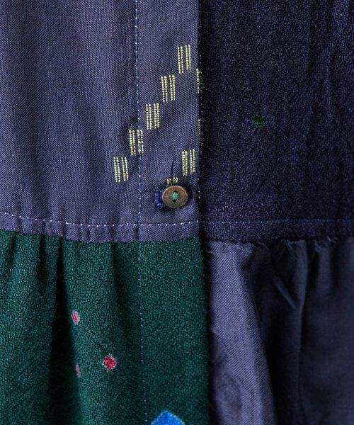 BEARDSLEY / ビアズリー ロング・マキシ丈ワンピース | 《INJIRI》シルク＆ウールシャツワンピース | 詳細21