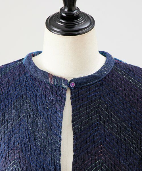 BEARDSLEY / ビアズリー ロング・マキシ丈ワンピース | 《INJIRI》シルク＆ウールワンピース羽織 | 詳細16