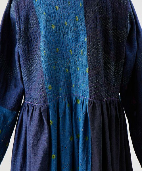 BEARDSLEY / ビアズリー ロング・マキシ丈ワンピース | 《INJIRI》シルク＆ウールワンピース羽織 | 詳細18