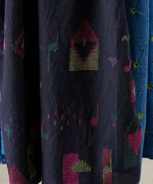 BEARDSLEY / ビアズリー ロング・マキシ丈ワンピース | 《INJIRI》シルク＆ウールワンピース羽織 | 詳細22