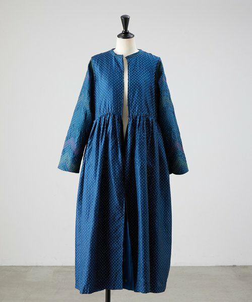 BEARDSLEY / ビアズリー ロング・マキシ丈ワンピース | 《INJIRI》シルク＆ウールワンピース羽織 | 詳細27