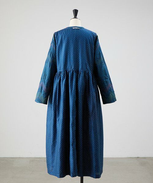 BEARDSLEY / ビアズリー ロング・マキシ丈ワンピース | 《INJIRI》シルク＆ウールワンピース羽織 | 詳細30