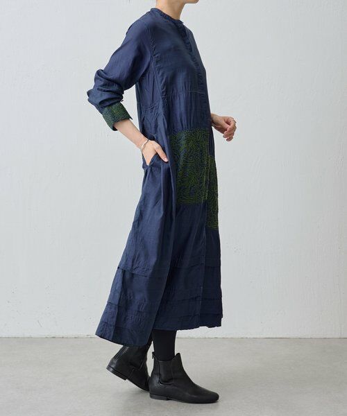 BEARDSLEY / ビアズリー ロング・マキシ丈ワンピース | 《INJIRI》シルクワンピース | 詳細8