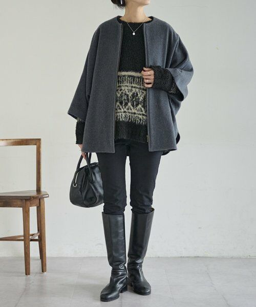 BEARDSLEY / ビアズリー ニット・セーター | ビッグフェアアイル柄プルオーバー | 詳細7