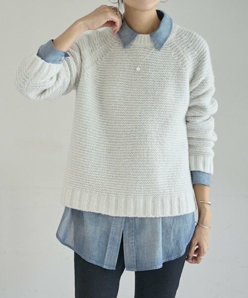 BEARDSLEY / ビアズリー ニット・セーター | アルパカウールガーターニット | 詳細13