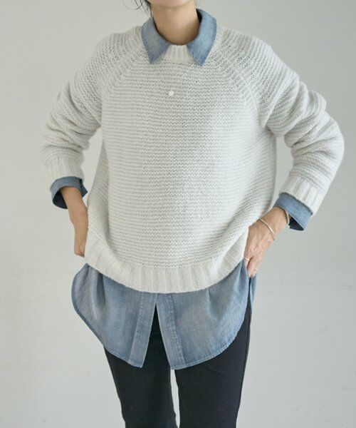 BEARDSLEY / ビアズリー ニット・セーター | アルパカウールガーターニット | 詳細14