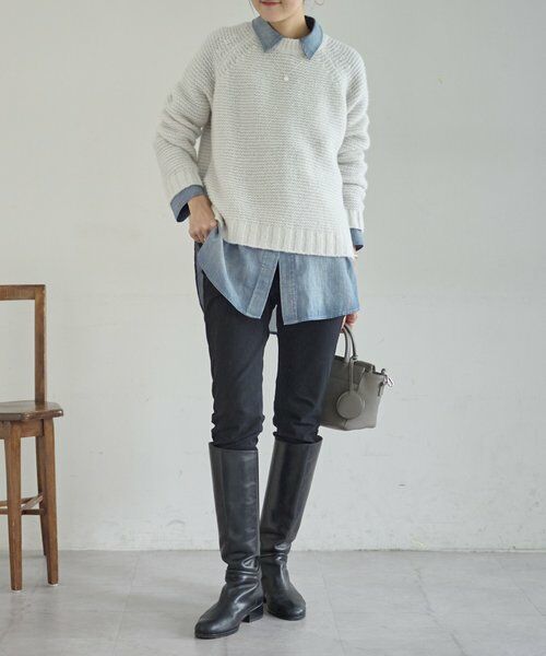 BEARDSLEY / ビアズリー ニット・セーター | アルパカウールガーターニット | 詳細16