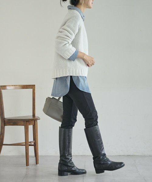 BEARDSLEY / ビアズリー ニット・セーター | アルパカウールガーターニット | 詳細17