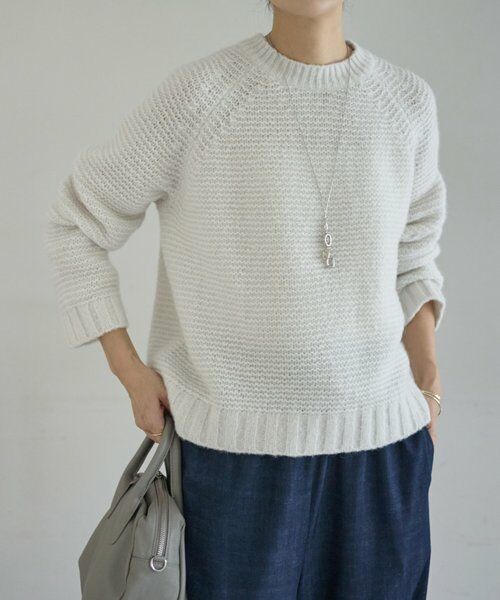 BEARDSLEY / ビアズリー ニット・セーター | アルパカウールガーターニット | 詳細8