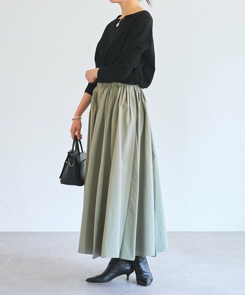 BEARDSLEY / ビアズリー ロング・マキシ丈スカート | 《12/11(木)12：00予約開始》タックフレアスカート | 詳細3