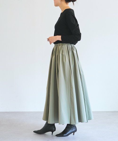 BEARDSLEY / ビアズリー ロング・マキシ丈スカート | 《12/11(木)12：00予約開始》タックフレアスカート | 詳細4