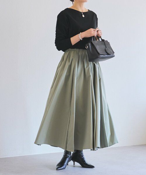 BEARDSLEY / ビアズリー ロング・マキシ丈スカート | 《12/11(木)12：00予約開始》タックフレアスカート | 詳細6