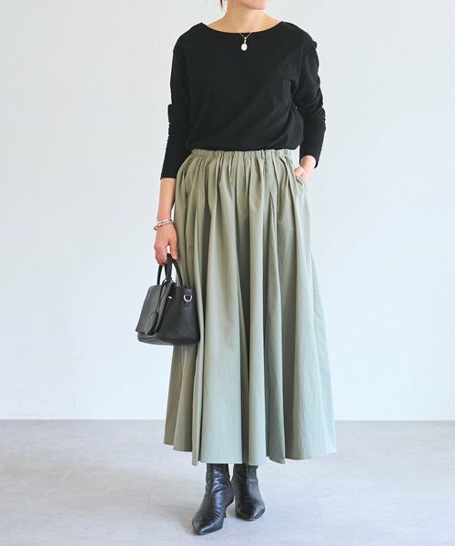 BEARDSLEY / ビアズリー ロング・マキシ丈スカート | 《12/11(木)12：00予約開始》タックフレアスカート | 詳細7