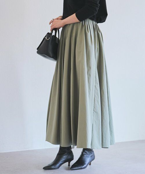 BEARDSLEY / ビアズリー ロング・マキシ丈スカート | 《12/11(木)12：00予約開始》タックフレアスカート | 詳細9