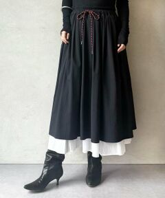 BEARDSLEY / ビアズリー ロング・マキシ丈スカート | レイヤードギャザースカート