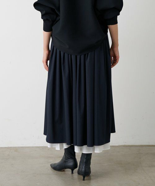 BEARDSLEY / ビアズリー ロング・マキシ丈スカート | レイヤードギャザースカート | 詳細6