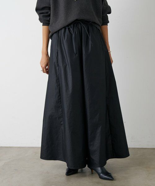 BEARDSLEY / ビアズリー その他パンツ | レザーライクシャツギャザーパンツ | 詳細1