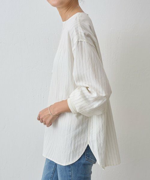 BEARDSLEY / ビアズリー シャツ・ブラウス | 《12/11(木)12：00予約開始》ソデグチニットシャツ | 詳細2