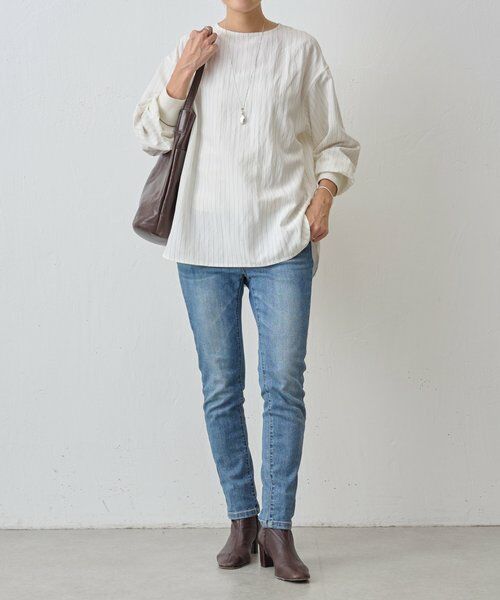 BEARDSLEY / ビアズリー シャツ・ブラウス | 《12/11(木)12：00予約開始》ソデグチニットシャツ | 詳細5