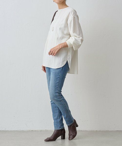 BEARDSLEY / ビアズリー シャツ・ブラウス | 《12/11(木)12：00予約開始》ソデグチニットシャツ | 詳細6