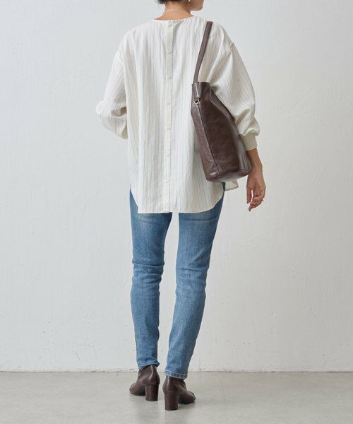 BEARDSLEY / ビアズリー シャツ・ブラウス | 《12/11(木)12：00予約開始》ソデグチニットシャツ | 詳細7