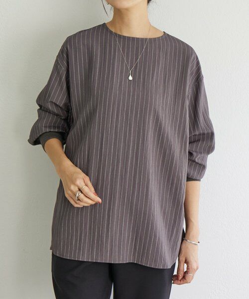 BEARDSLEY / ビアズリー シャツ・ブラウス | 《12/11(木)12：00予約開始》ソデグチニットシャツ | 詳細17