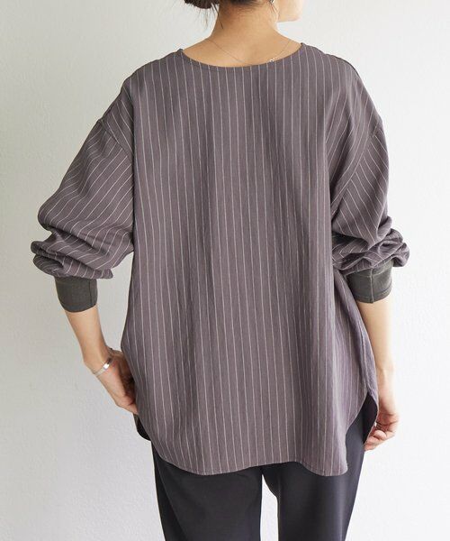 BEARDSLEY / ビアズリー シャツ・ブラウス | 《12/11(木)12：00予約開始》ソデグチニットシャツ | 詳細27