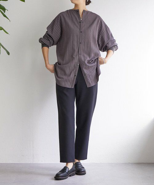 BEARDSLEY / ビアズリー シャツ・ブラウス | 《12/11(木)12：00予約開始》ソデグチニットシャツ | 詳細28