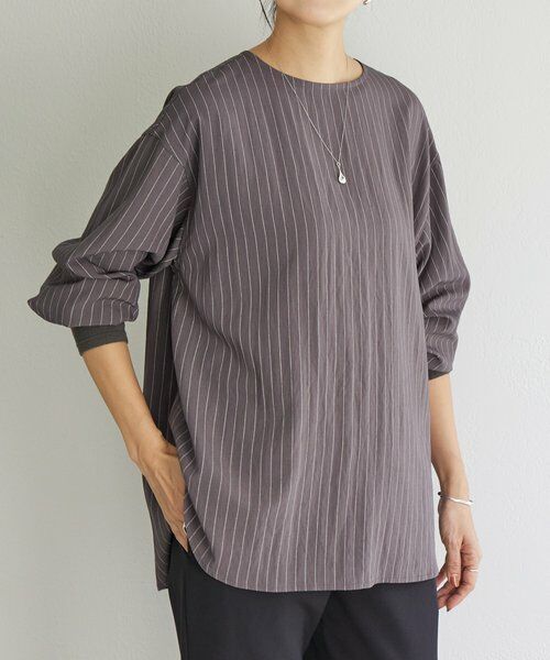 BEARDSLEY / ビアズリー シャツ・ブラウス | 《12/11(木)12：00予約開始》ソデグチニットシャツ | 詳細19