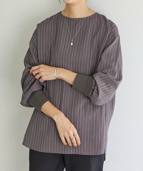 BEARDSLEY / ビアズリー シャツ・ブラウス | 《12/11(木)12：00予約開始》ソデグチニットシャツ | 詳細20