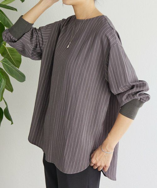 BEARDSLEY / ビアズリー シャツ・ブラウス | 《12/11(木)12：00予約開始》ソデグチニットシャツ | 詳細21