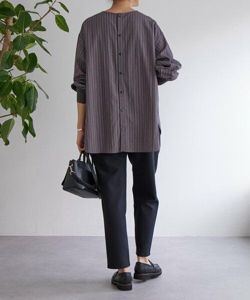 BEARDSLEY / ビアズリー シャツ・ブラウス | 《12/11(木)12：00予約開始》ソデグチニットシャツ | 詳細24