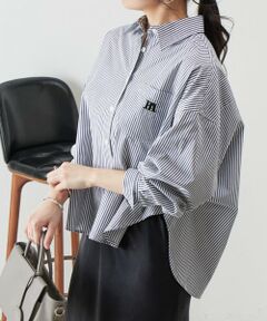 BEARDSLEY / ビアズリー シャツ・ブラウス | 《12/11(木)12：00予約開始》刺繍入りショートシャツ