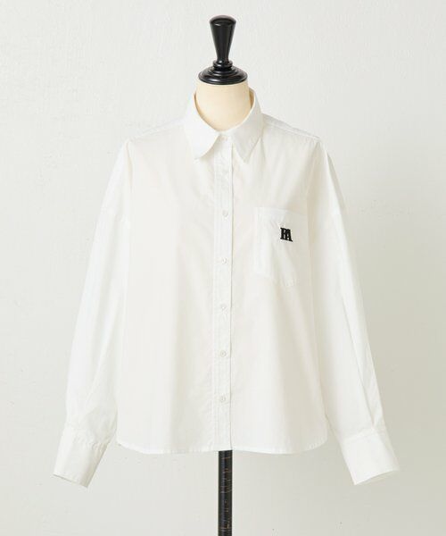 BEARDSLEY / ビアズリー シャツ・ブラウス | 《12/11(木)12：00予約開始》刺繍入りショートシャツ | 詳細1