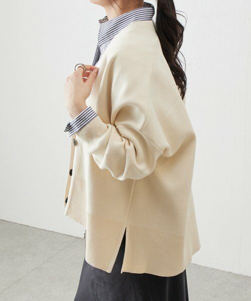 BEARDSLEY / ビアズリー カーディガン・ボレロ | 刺繍入りビッグカーディガン | 詳細3