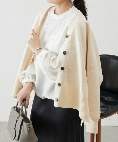 BEARDSLEY / ビアズリー カーディガン・ボレロ | 刺繍入りビッグカーディガン | 詳細8