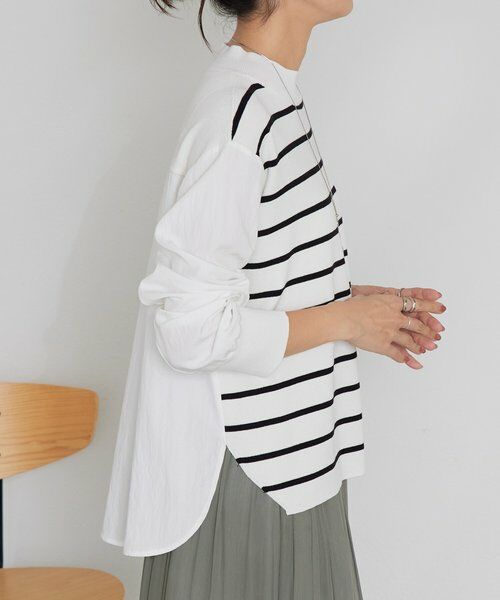 BEARDSLEY / ビアズリー ニット・セーター | 《12/11(木)12：00予約開始》フハクコンビボーダーニット | 詳細17