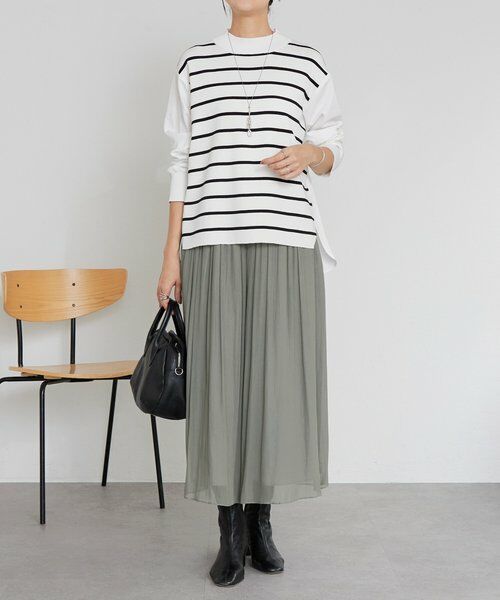 BEARDSLEY / ビアズリー ニット・セーター | 《12/11(木)12：00予約開始》フハクコンビボーダーニット | 詳細20