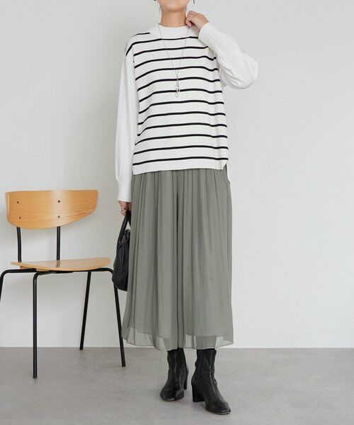 BEARDSLEY / ビアズリー ニット・セーター | 《12/11(木)12：00予約開始》フハクコンビボーダーニット | 詳細23